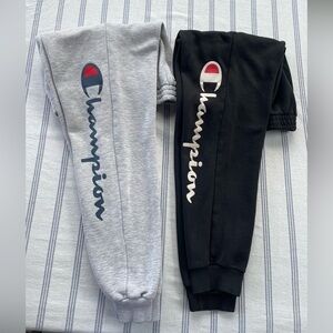Champion Kids' Black and Gray Joggers